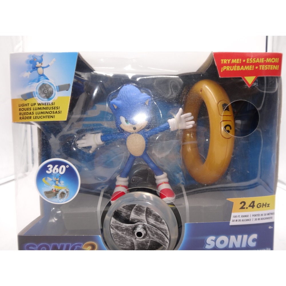 JAKKS Pacific Sonic‎ The Hedgehog Speed RC Skateboard Gold Ring Controller - Picture 4 of 10